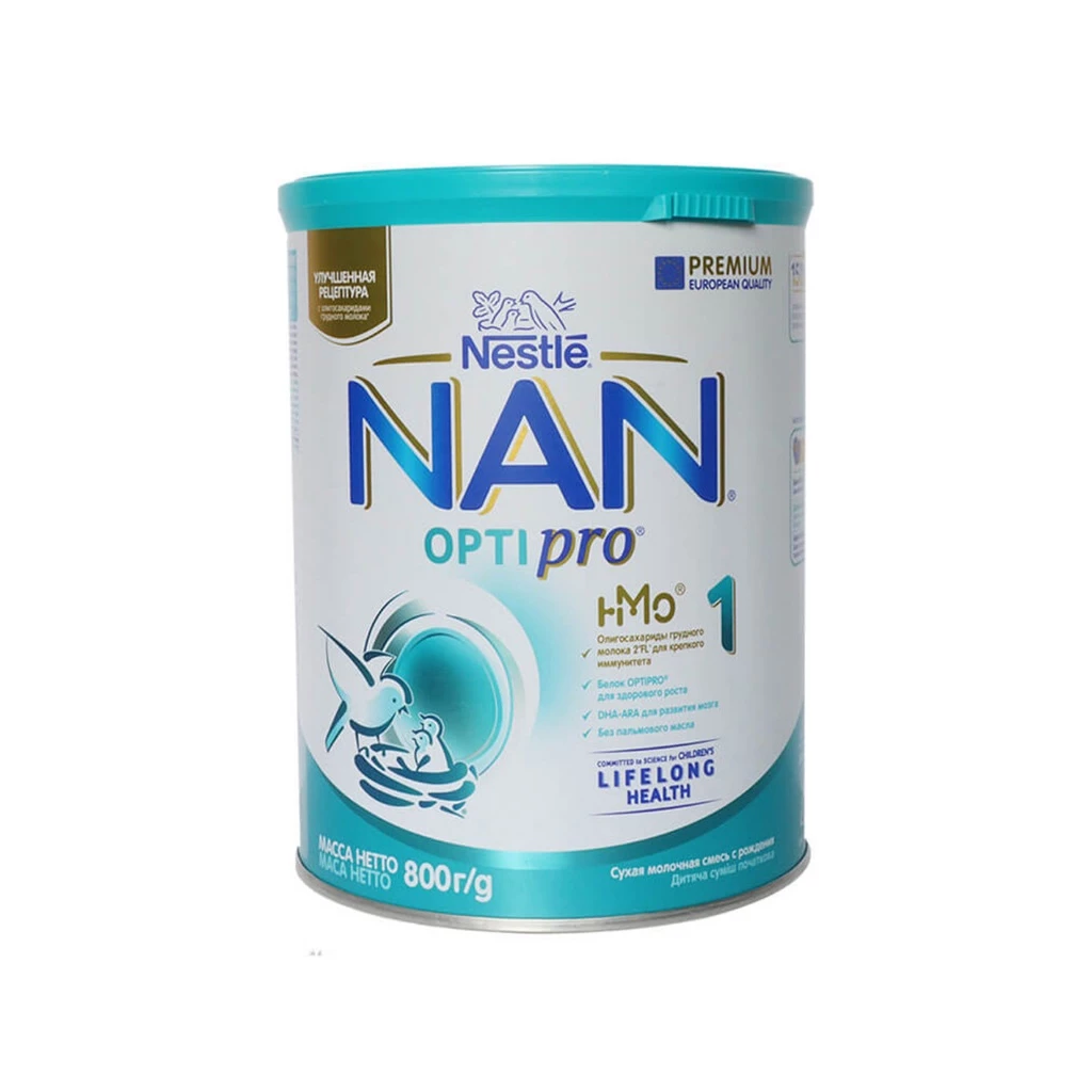 Sữa bột Nan Nga 800g số 1
