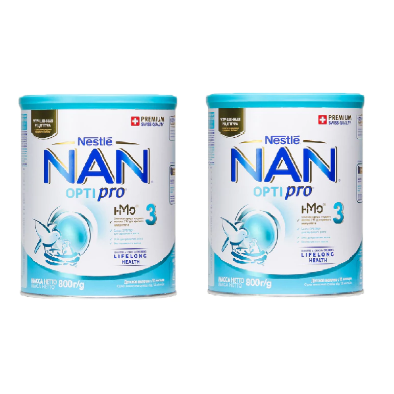 Sữa bột Nan Nga 800g số 3