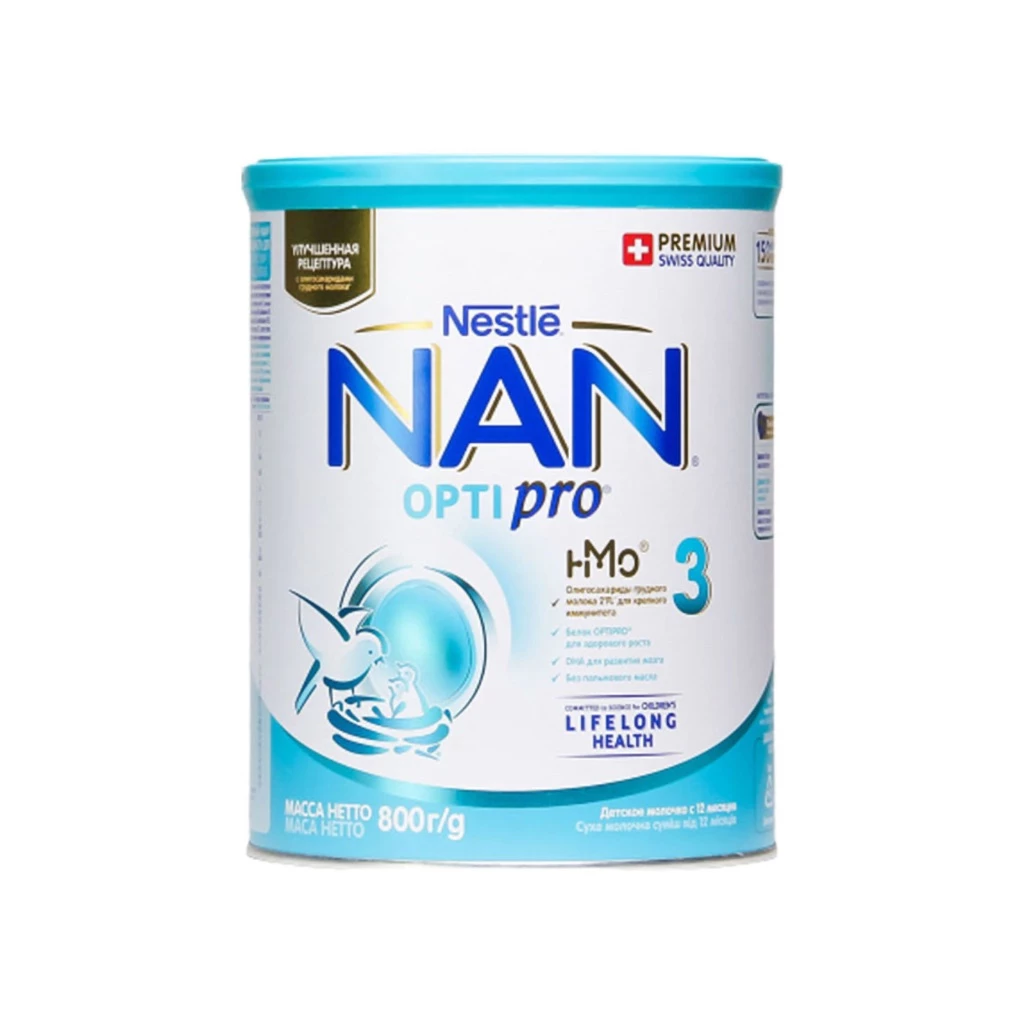 Sữa bột Nan Nga 800g số 3