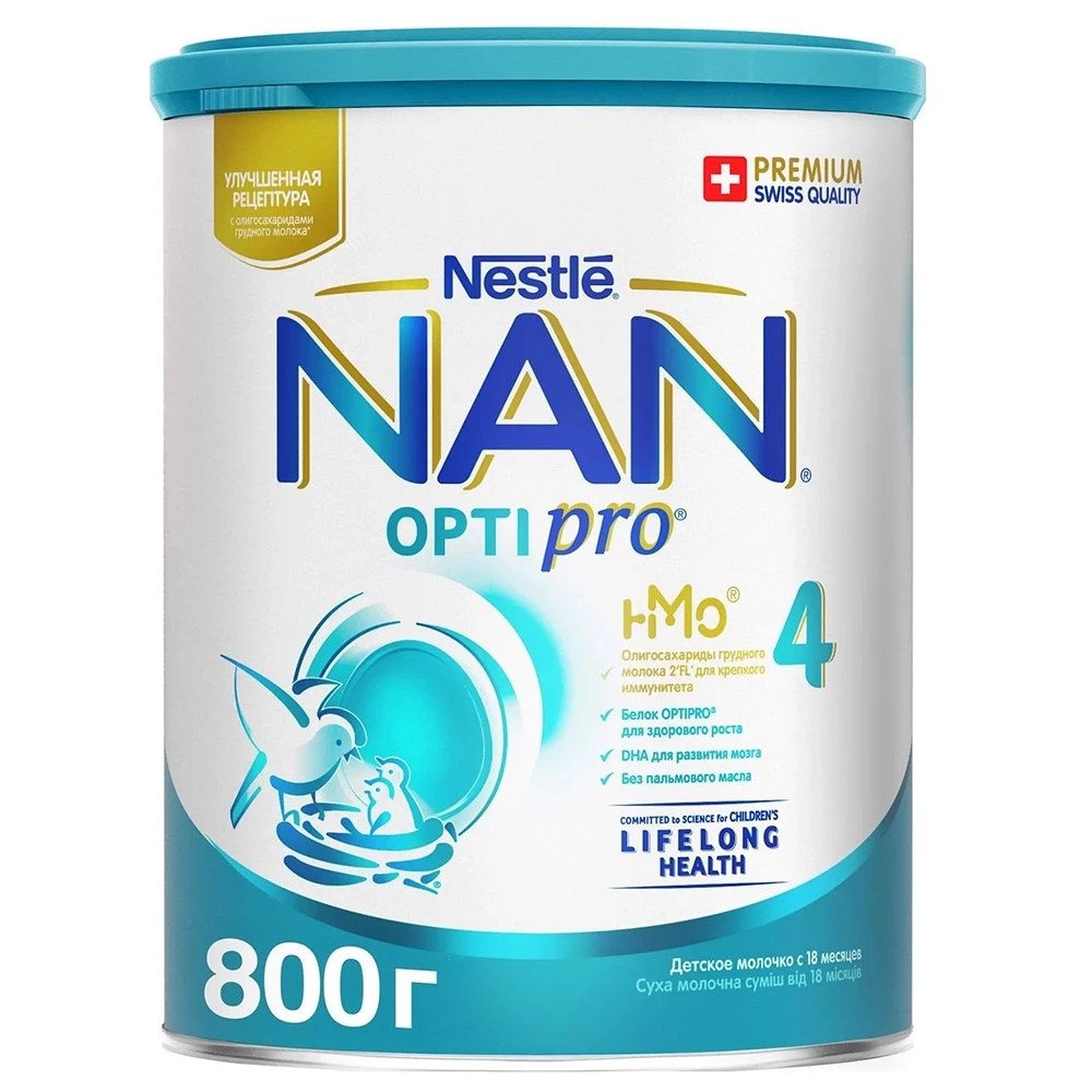 Sữa bột Nan Nga 800g số 4