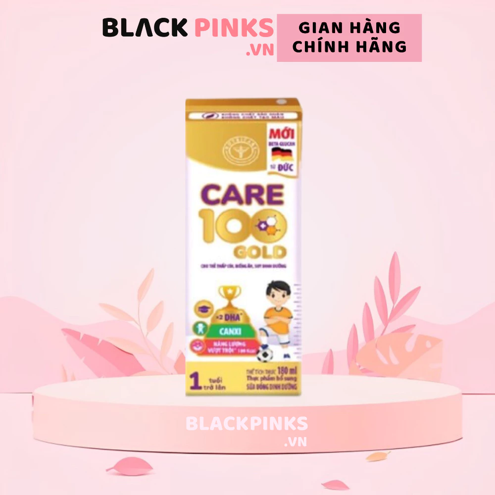 Sữa bột pha sẵn Care100 Gold+ 110ml/180ml (lốc 4 hộp)