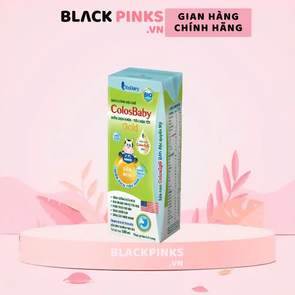 Sữa bột pha sẵn Colosbaby Gold 110ml và 180ml (lốc 4 hộp)