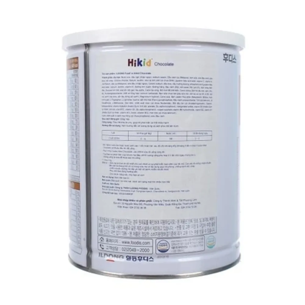[TẶNG QUÀ] Sữa bột Hikid vị socola 600g dành cho bé từ 1-9 tuổi