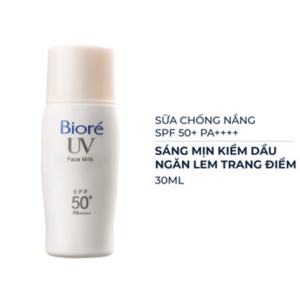 Sữa chống nắng Bioré sáng mịn kiềm dầu SPF50+/PA++++ 30ml
