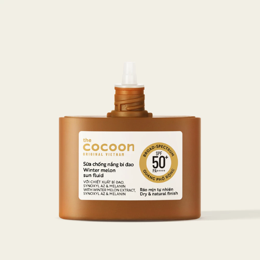 Sữa chống nắng Cocoon chiết xuất bí đao quang phổ rộng 15ml/50ml