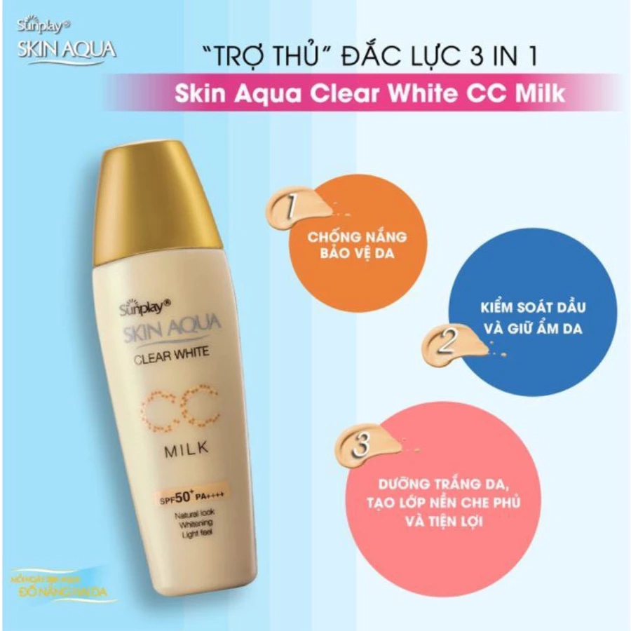 Sữa chống nắng Sunplay dưỡng da tạo nền sáng mịn 25g