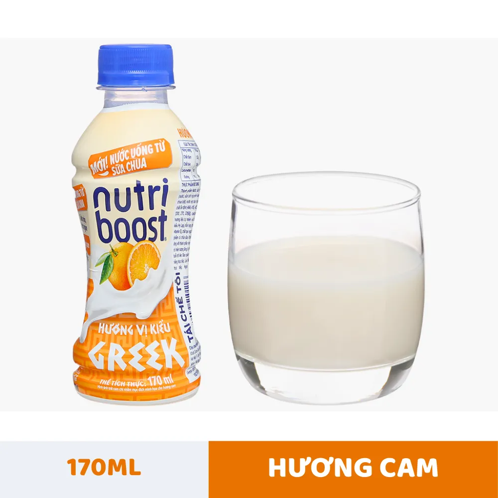 Sữa chua uống Nutriboost cam 170ml
