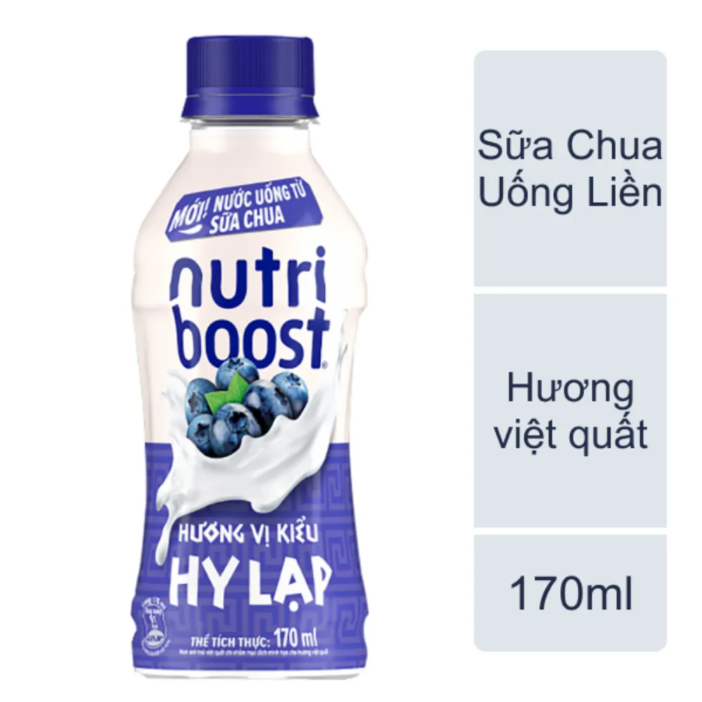 Sữa chua uống Nutriboost việt quất 170ml
