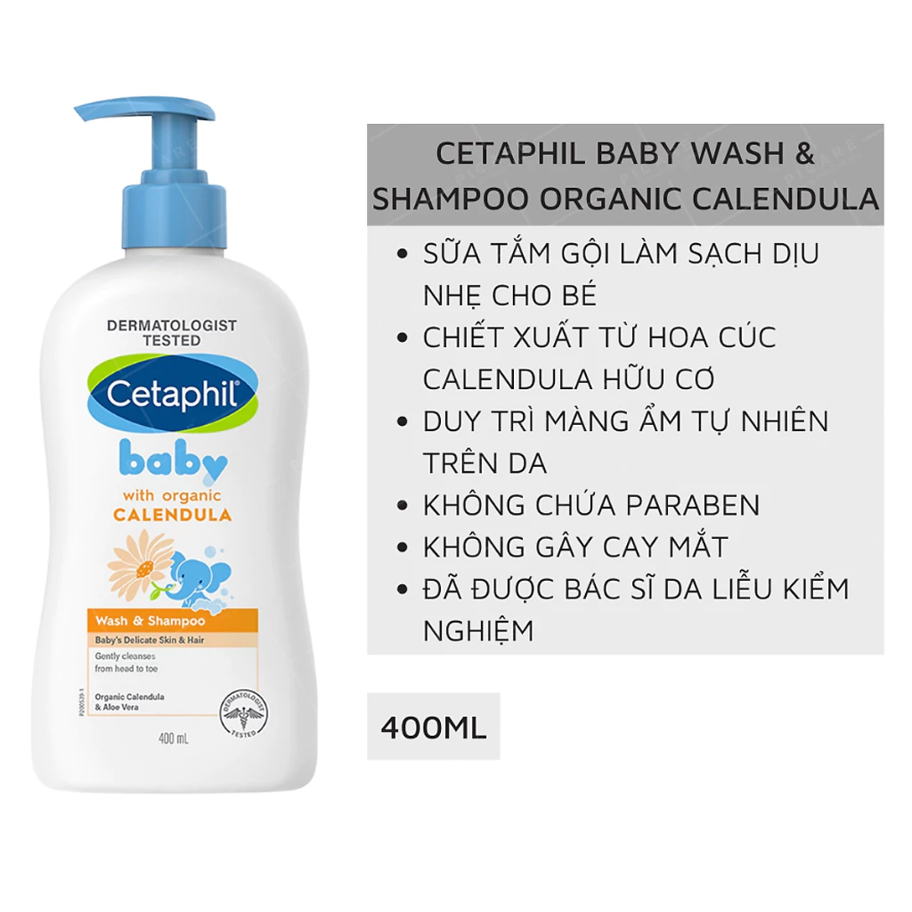 Sữa dưỡng ẩm Cetaphil dịu lành cho bé tinh chất hoa cúc 400ml