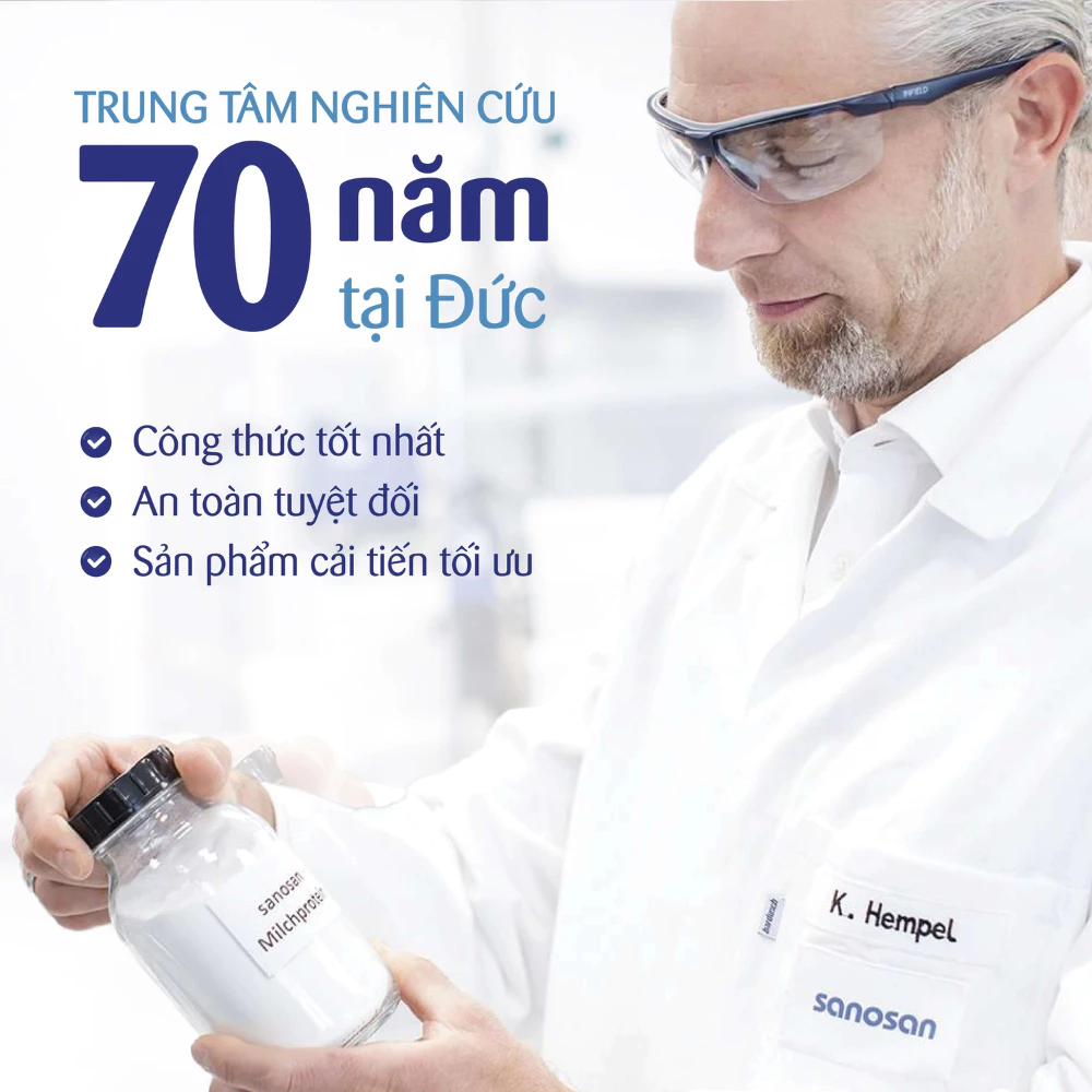 Sữa dưỡng ẩm Sanosan cho da khô và nhạy cảm 50ml
