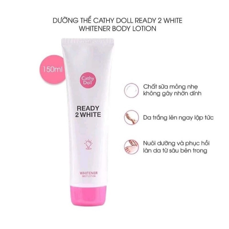 Sữa dưỡng thể Cathy Doll sáng da 150ml