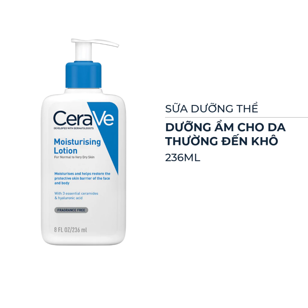 Sữa dưỡng thể CeraVe cho da thường đến khô 236ml