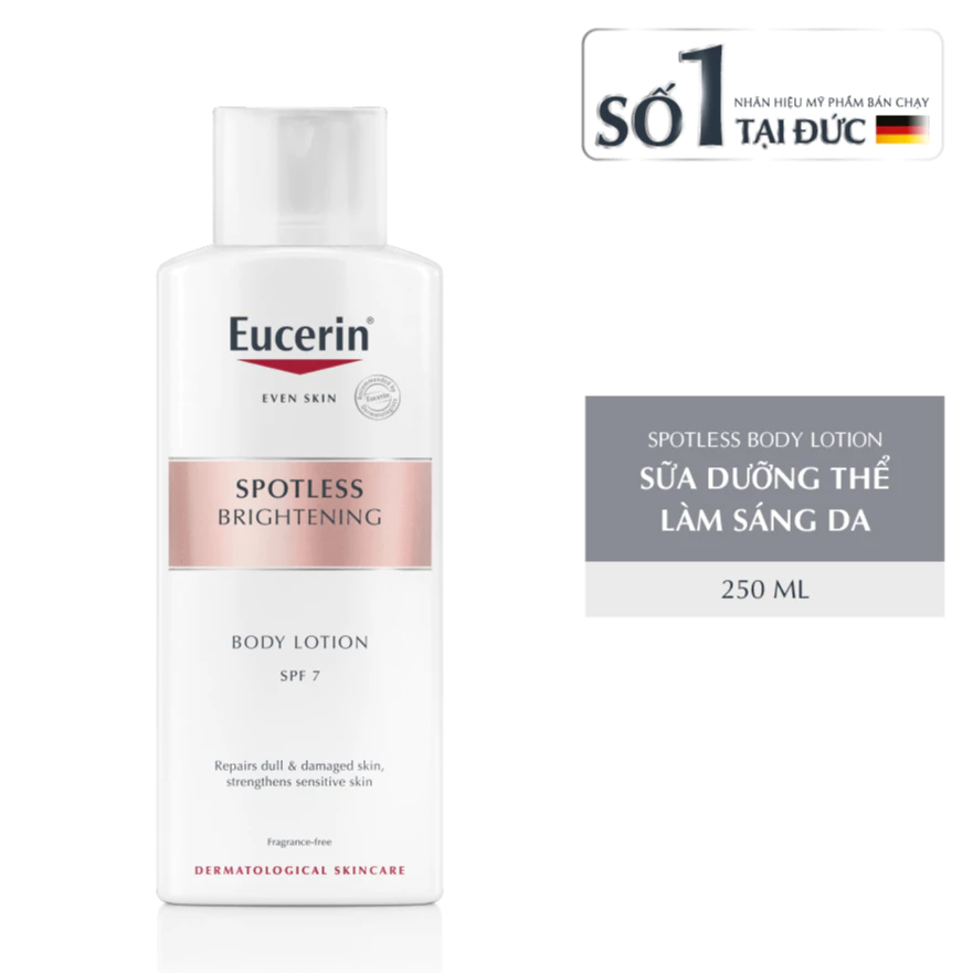 Sữa dưỡng thể Eucerin làm sáng da SPF 7 250ml