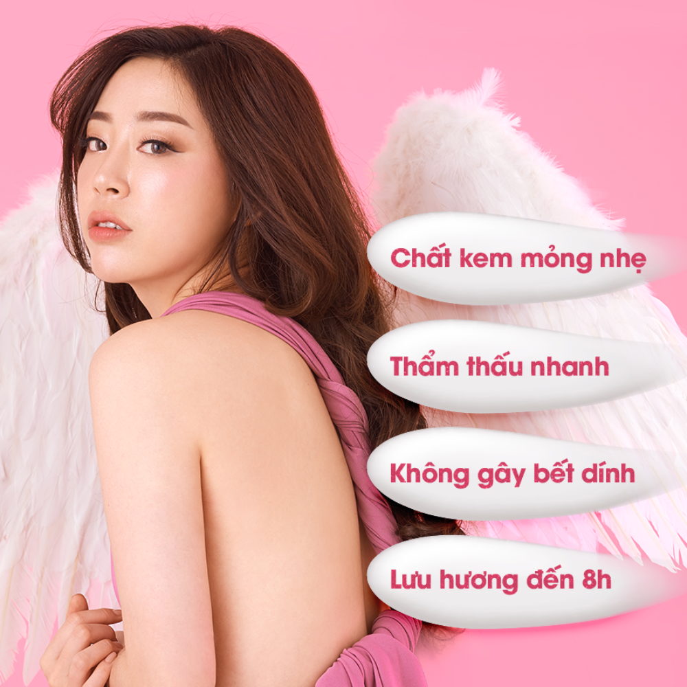 Sữa dưỡng thể Malissa Kiss sáng da Crazy In Love/Sweet Vanilla/Lost In Paradise 226g