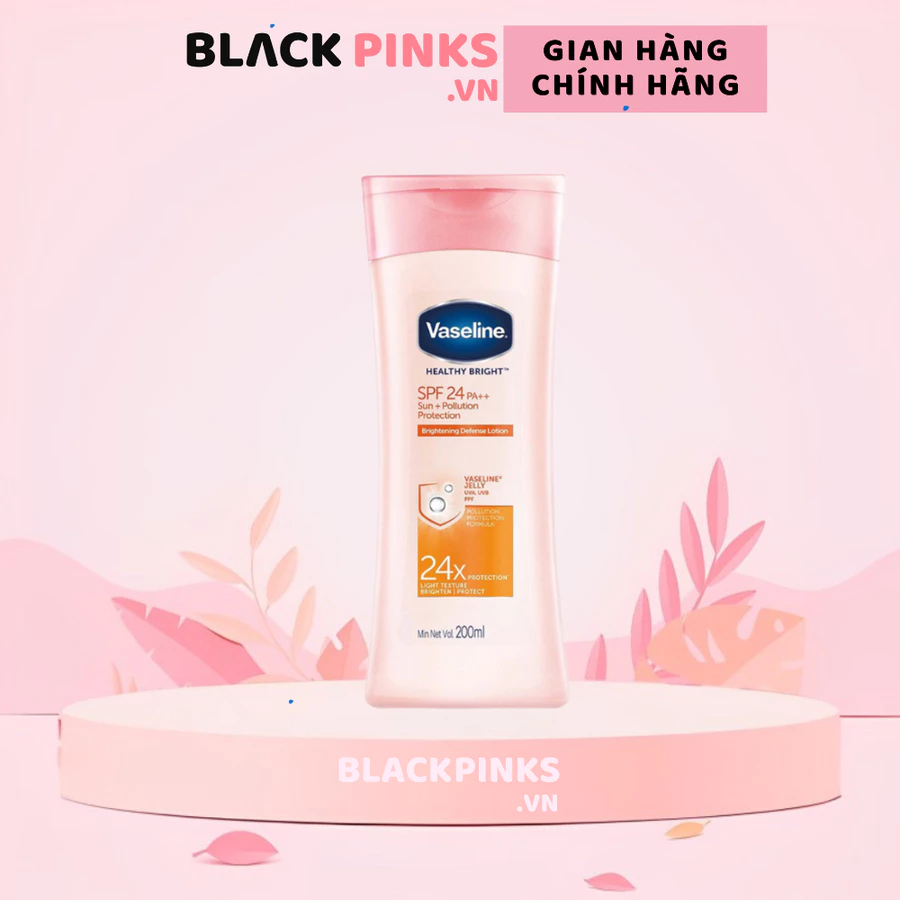 Sữa dưỡng thể Vaseline chống nắng và sáng da 200ml/350ml