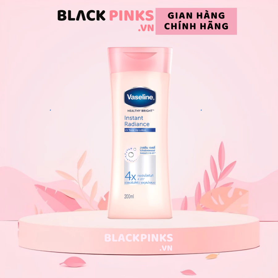 Sữa dưỡng thể Vaseline nâng tông sáng da tức thì 200ml/350ml