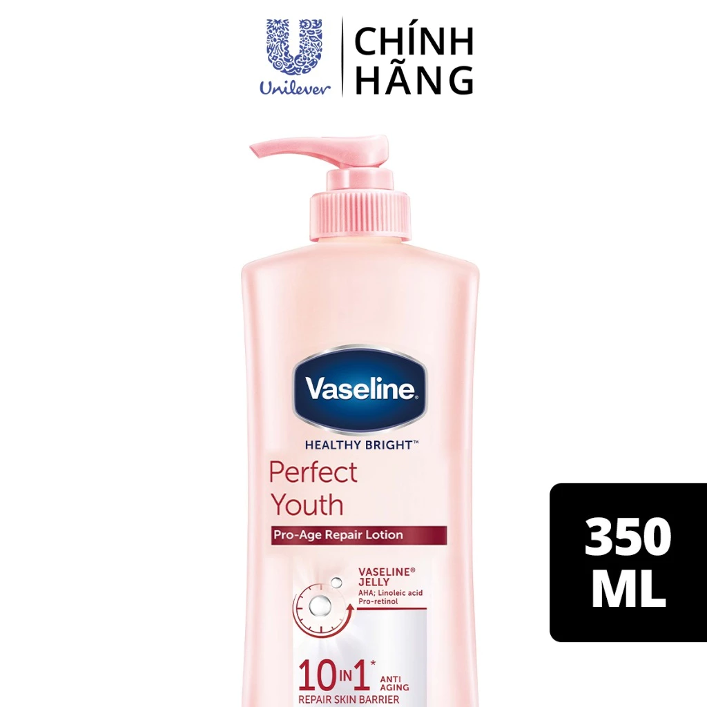 Sữa dưỡng thể Vaseline ngăn ngừa lão hoá 350ml