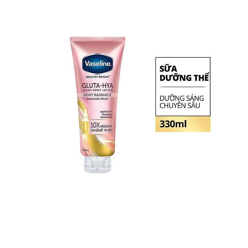 Sữa dưỡng thể Vaseline sáng da chuyên sâu ban đêm 330ml