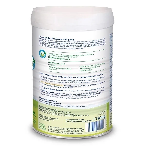 Sữa HiPP Combiotic Organic số 4 800g