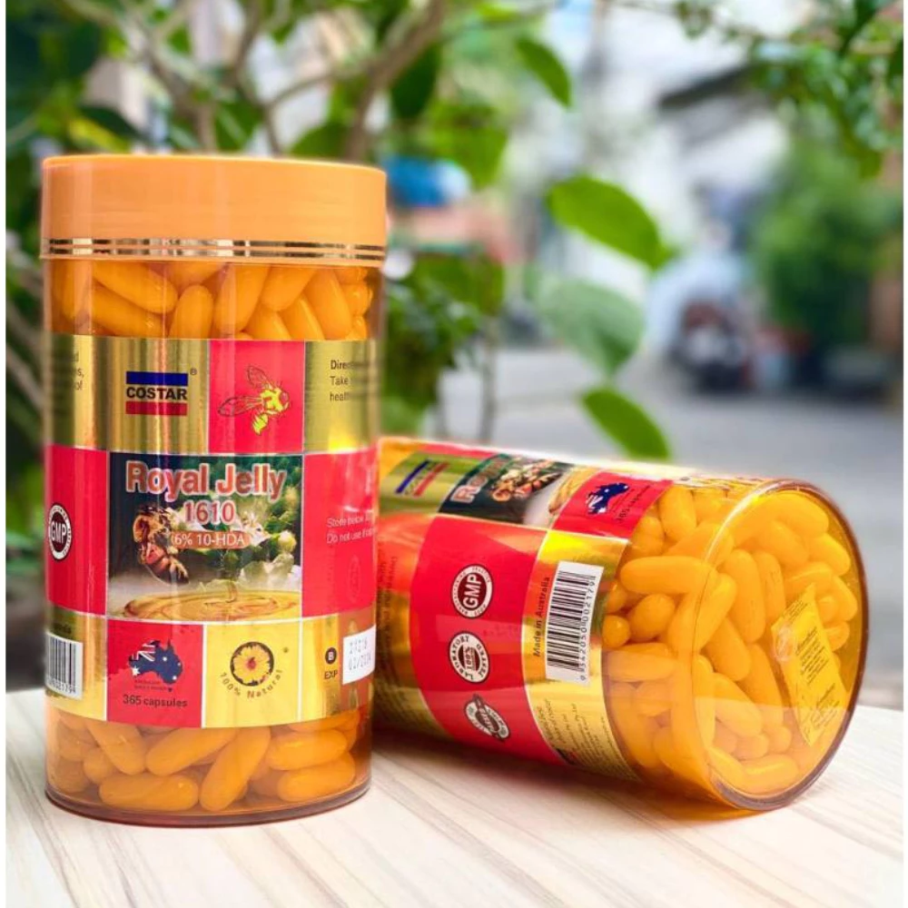 Sữa ong chúa Costar Royal Jelly 1610mg Úc (365 viên)
