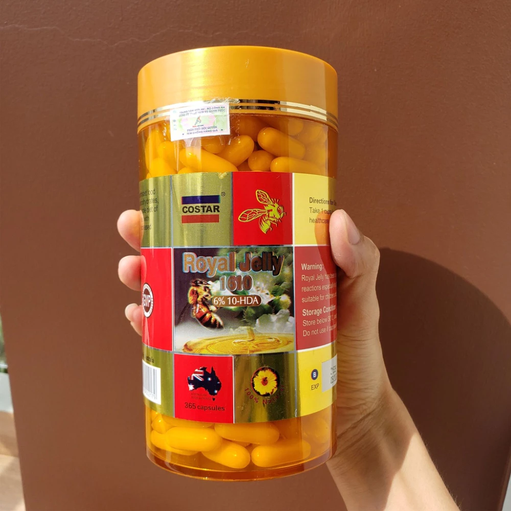 Sữa ong chúa Costar Royal Jelly 1610mg Úc (365 viên)