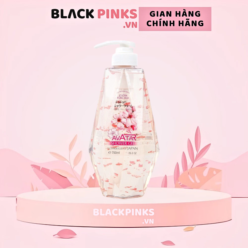 Sữa tắm Avatar thơm mịn da Jojoba bông hoa 350ml/750ml/900ml