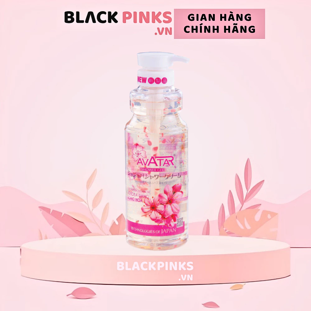 Sữa tắm Avatar thơm mịn da Jojoba bông hoa 350ml/750ml/900ml