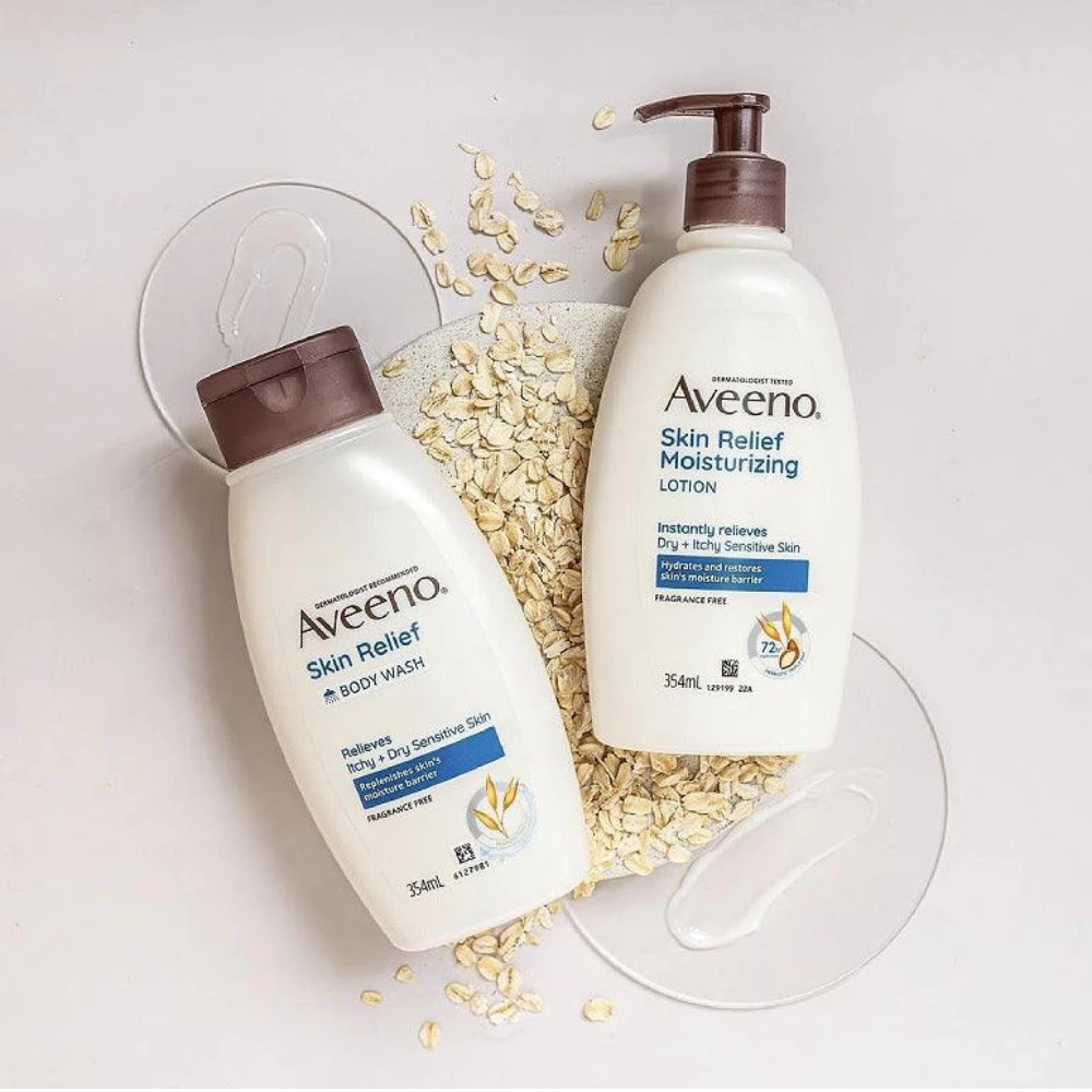 Sữa tắm Aveeno làm dịu da nhạy cảm, khô ngứa 354ml