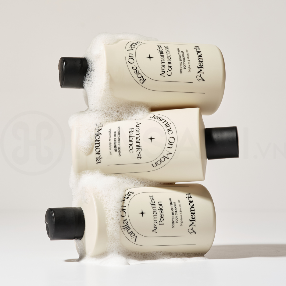 Sữa tắm De Memoria sáng da hương Rose On Venus 300ml