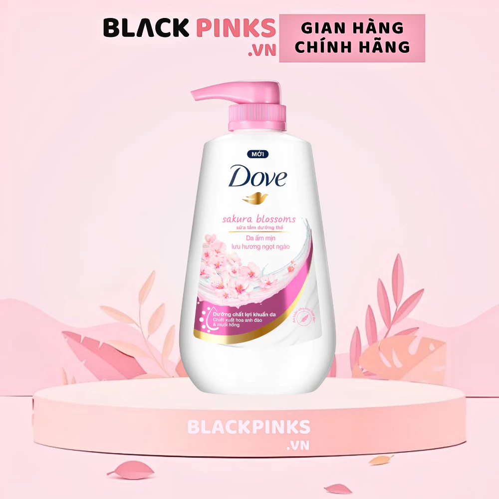 Sữa tắm dưỡng thể Dove da ẩm mịn lưu hương ngọt ngào 500g/900g