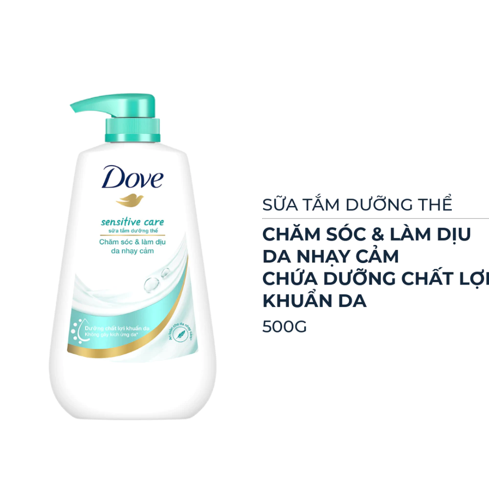 Sữa tắm dưỡng thể Dove dưỡng ẩm chuyên sâu 500g