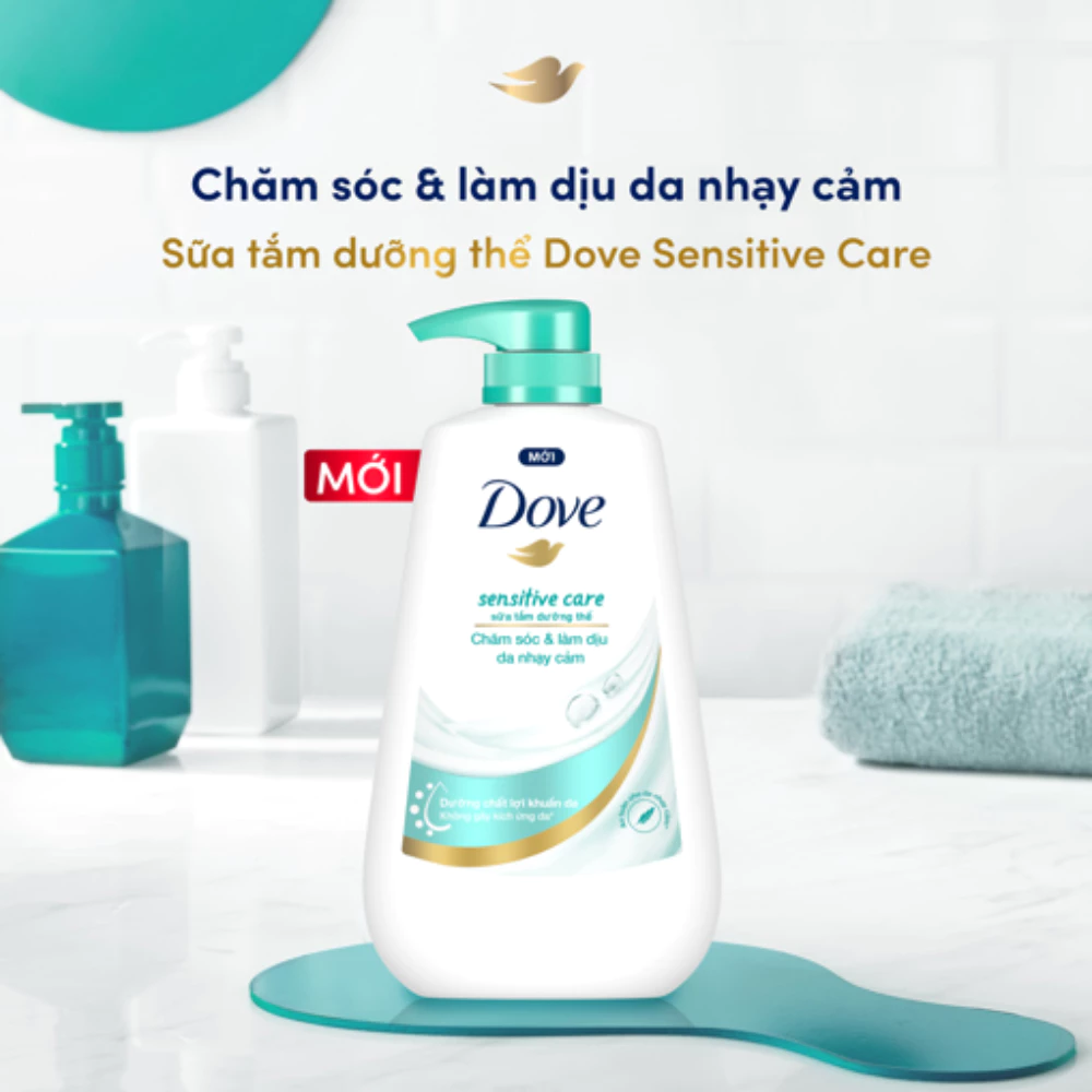 Sữa tắm dưỡng thể Dove dưỡng ẩm chuyên sâu 500g