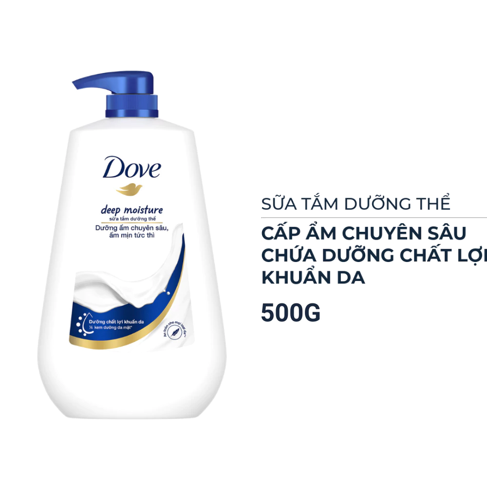 Sữa tắm dưỡng thể Dove dưỡng ẩm chuyên sâu 500g/900g