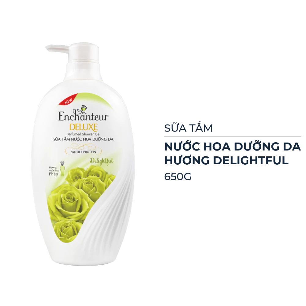 Sữa tắm Enchanteur nước hoa dưỡng da Delightful 650g