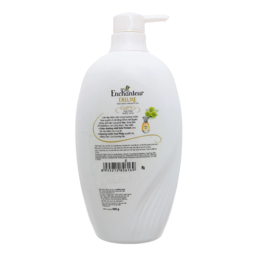 Sữa tắm Enchanteur nước hoa dưỡng da Delightful 650g