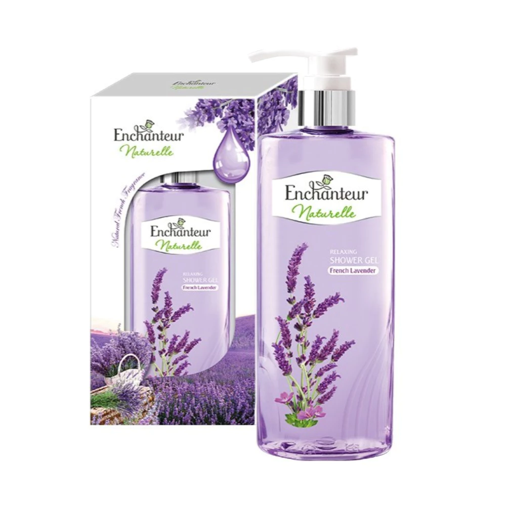 Sữa tắm Enchanteur nước hoa dưỡng da thiên nhiên Lavender 510g