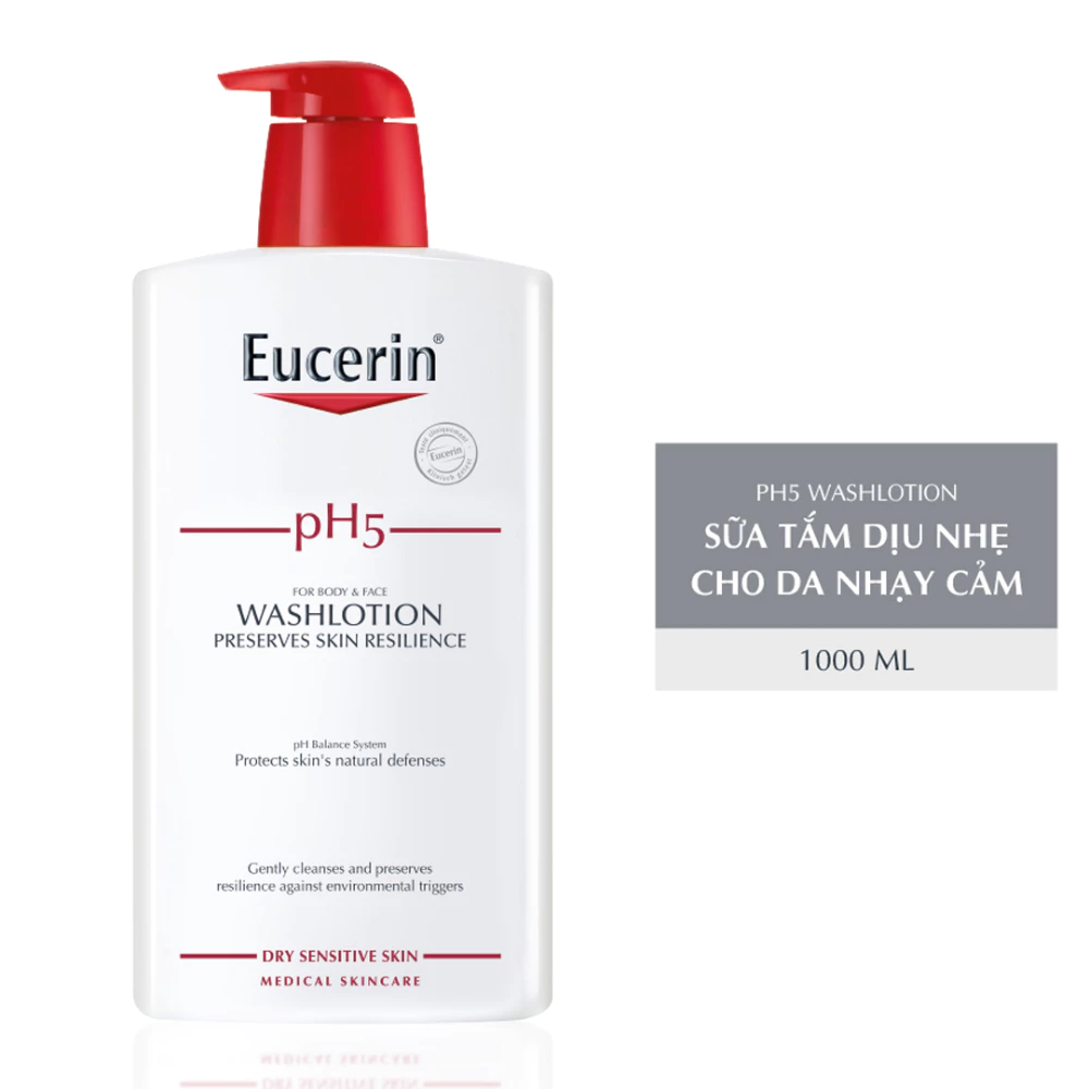 Sữa tắm Eucerin dịu nhẹ cho da nhạy cảm 200ml/400ml/1000ml