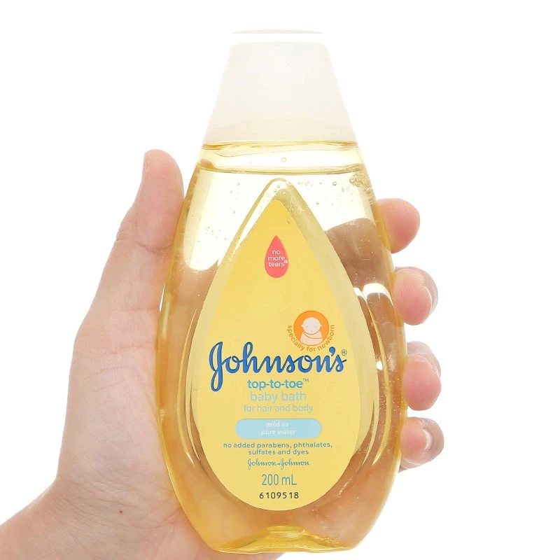 Sữa tắm & gội 2in1 cho bé Johnson's Baby top-to-toe hương dịu nhẹ 200ml/ 500ml (mọi độ tuổi)