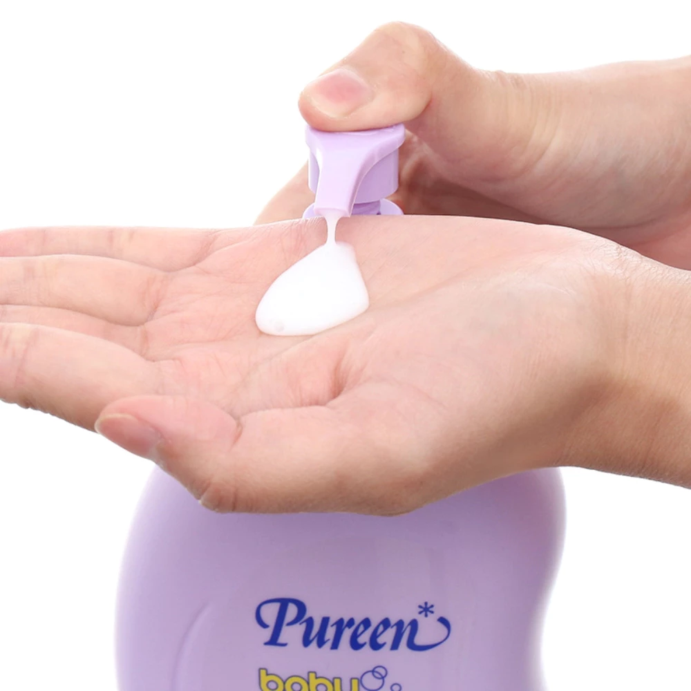 Sữa tắm & gội 2in1 cho bé Pureen tinh chất sữa chua hương trái cây 500ml (dành cho mọi độ tuổi)