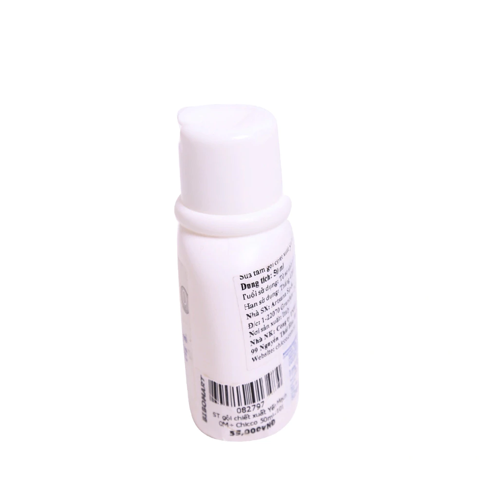 Sữa tắm gội chiết xuất yến mạch 0M+ Chicco 50ml