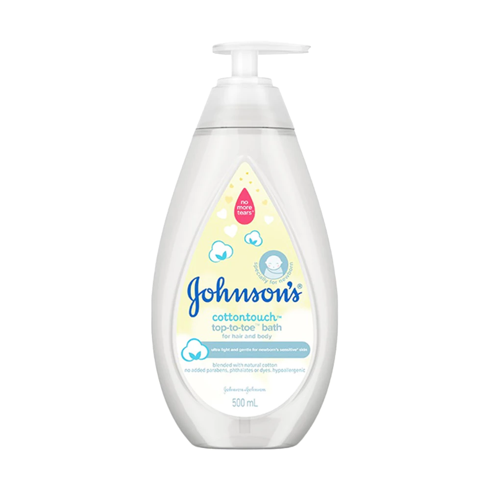 Sữa tắm gội Johnson’s Baby toàn thân mềm mịn cho bé 500ml