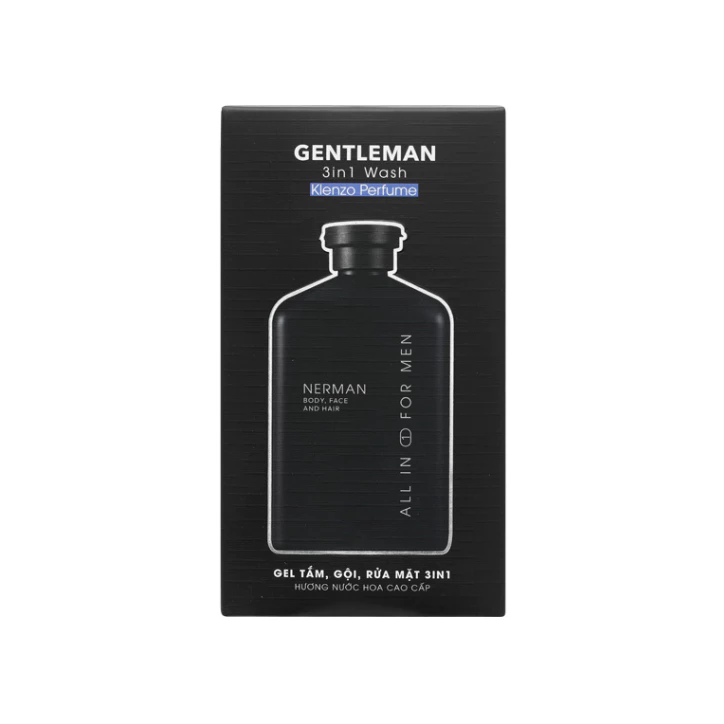 Sữa tắm gội Nerman hương nước hoa cao cấp 350ml