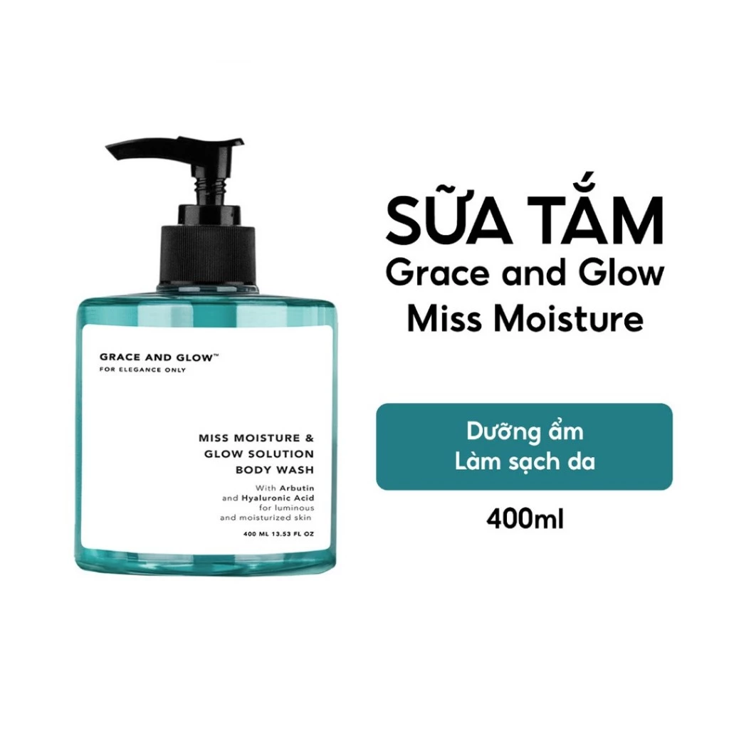 Sữa Tắm Grace And Glow Miss Moisture Dưỡng Ẩm Da 400ml