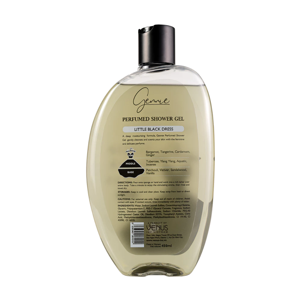 Sữa tắm nước hoa nữ Gennie cuốn hút và ấn tượng 450ml