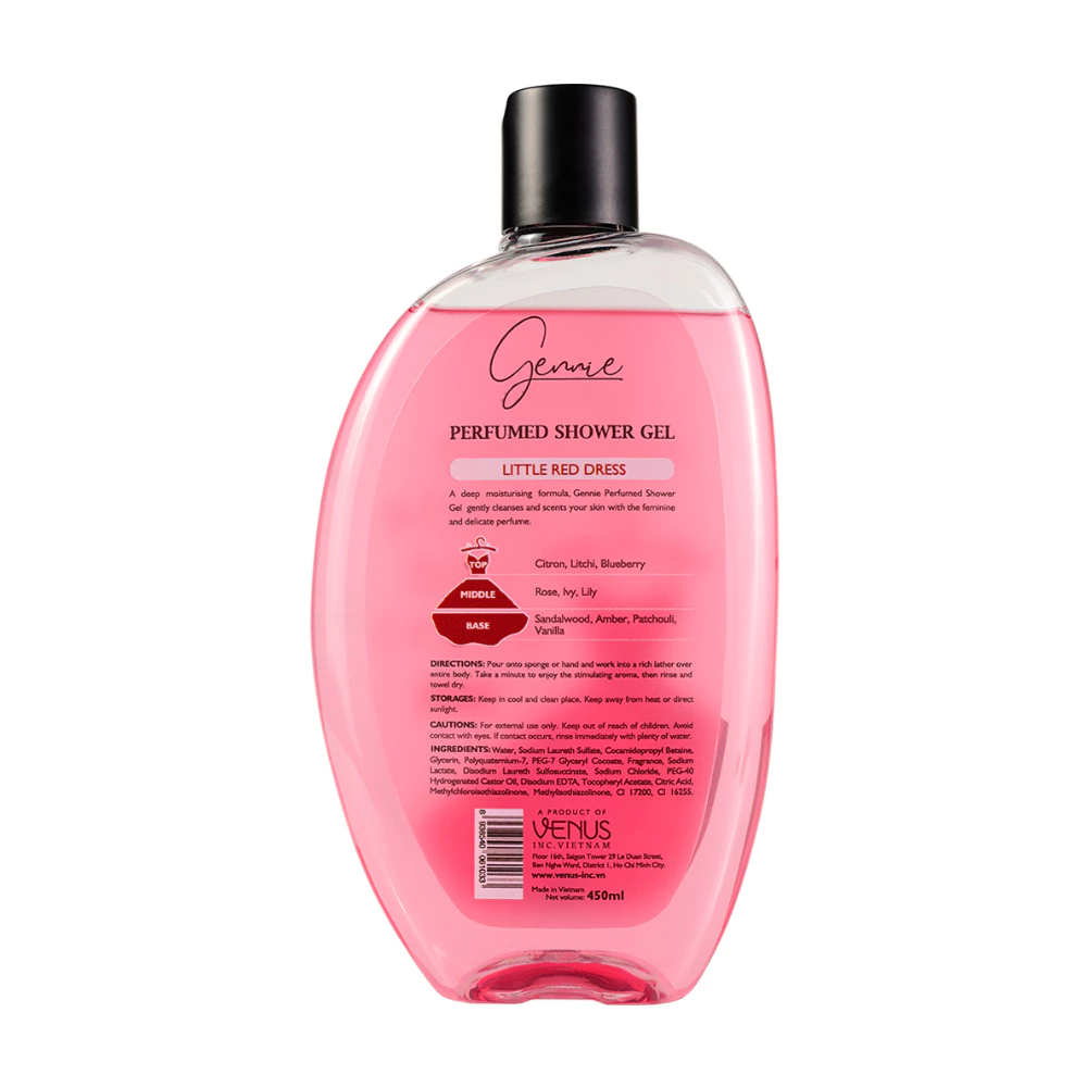 Sữa tắm nước hoa nữ Gennie lôi cuốn và khí chất 450ml