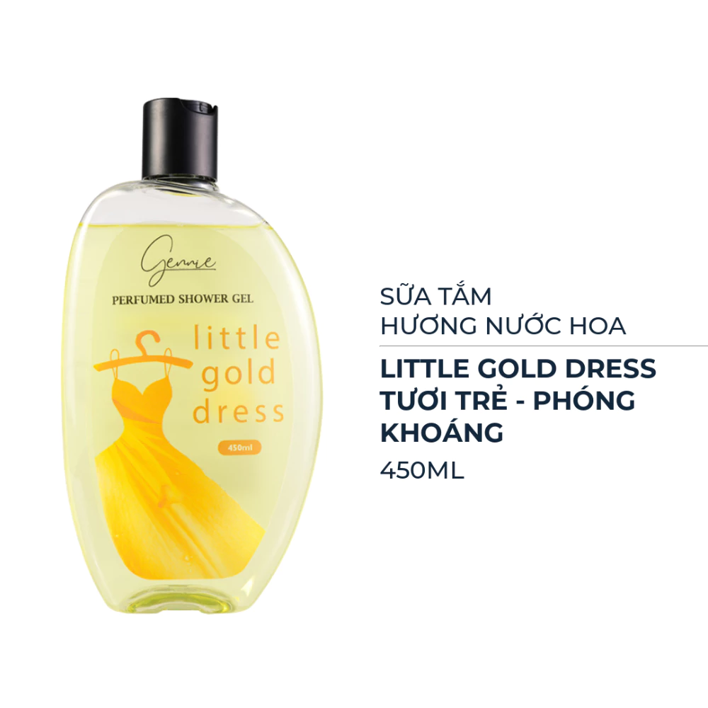 Sữa tắm nước hoa nữ Gennie tươi trẻ và phóng khoáng 450ml