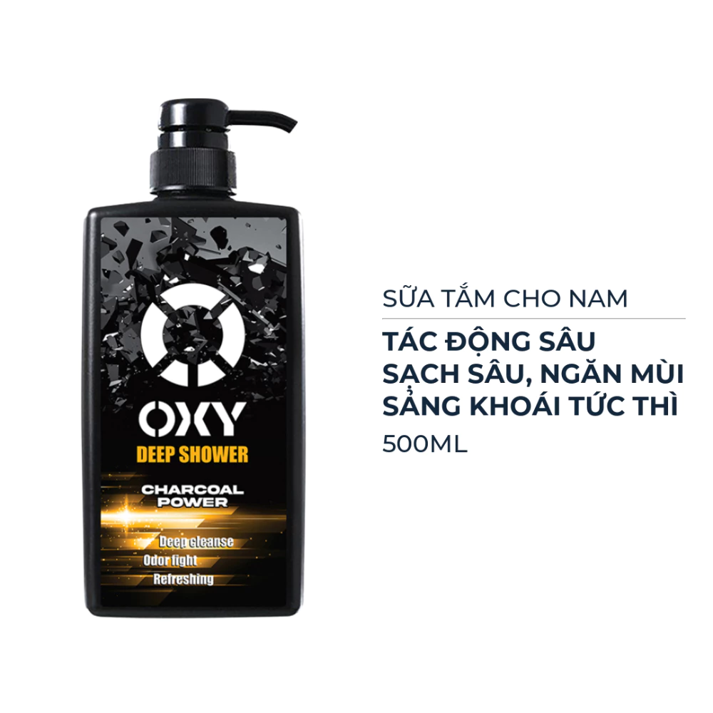 Sữa tắm Oxy tác động sâu dành cho nam 500ml