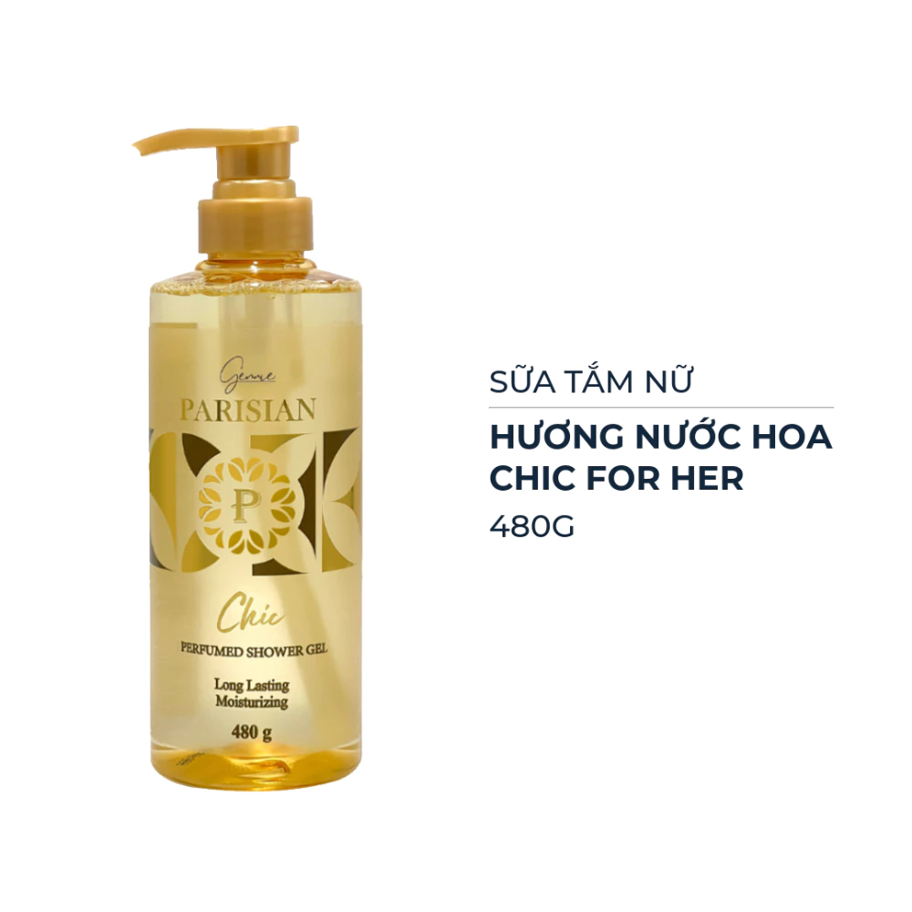 Sữa tắm Parisian nước hoa nữ - Chic For Her 256ml/480g