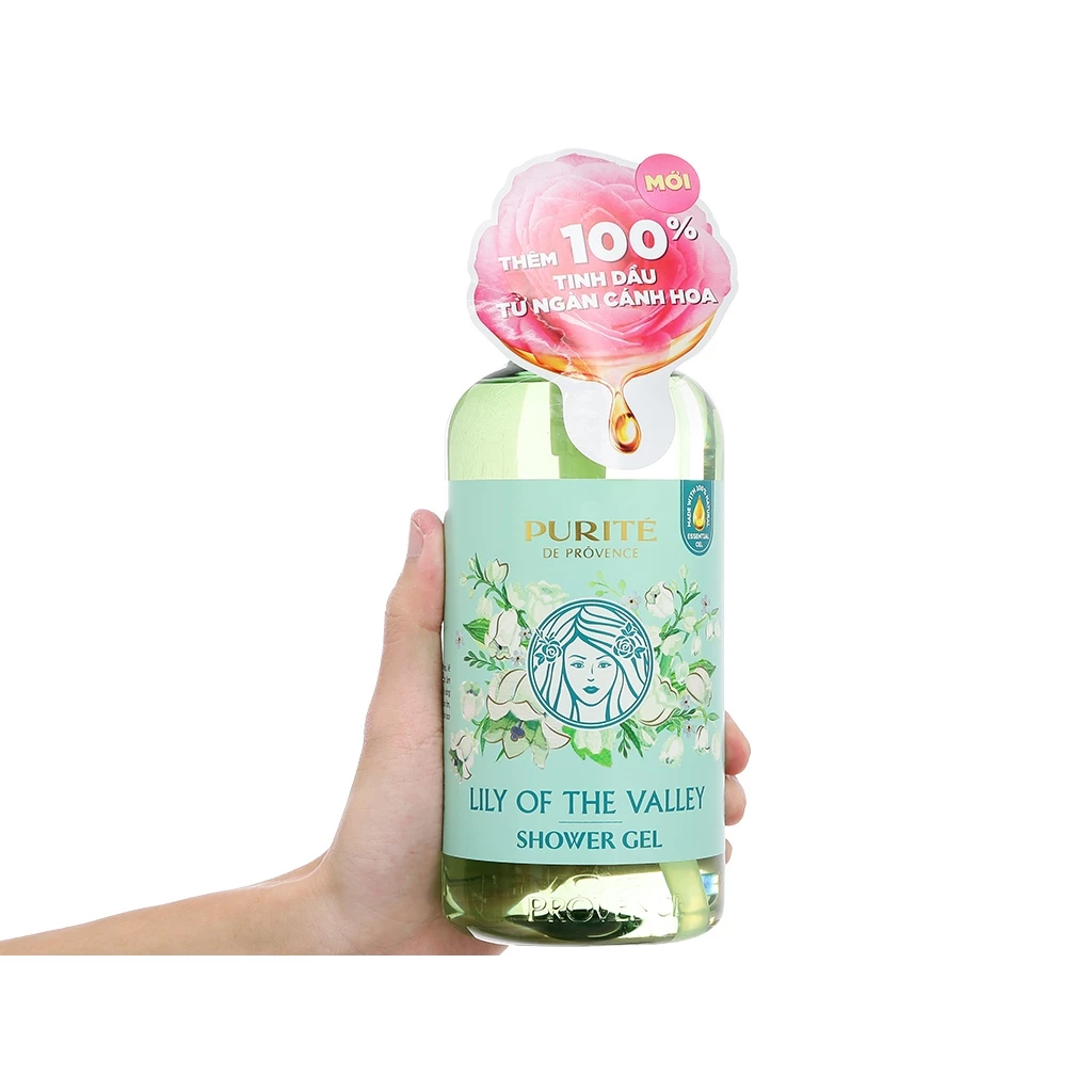 Sữa tắm Purité dưỡng da mềm mịn hương hoa Linh Lan 850ml