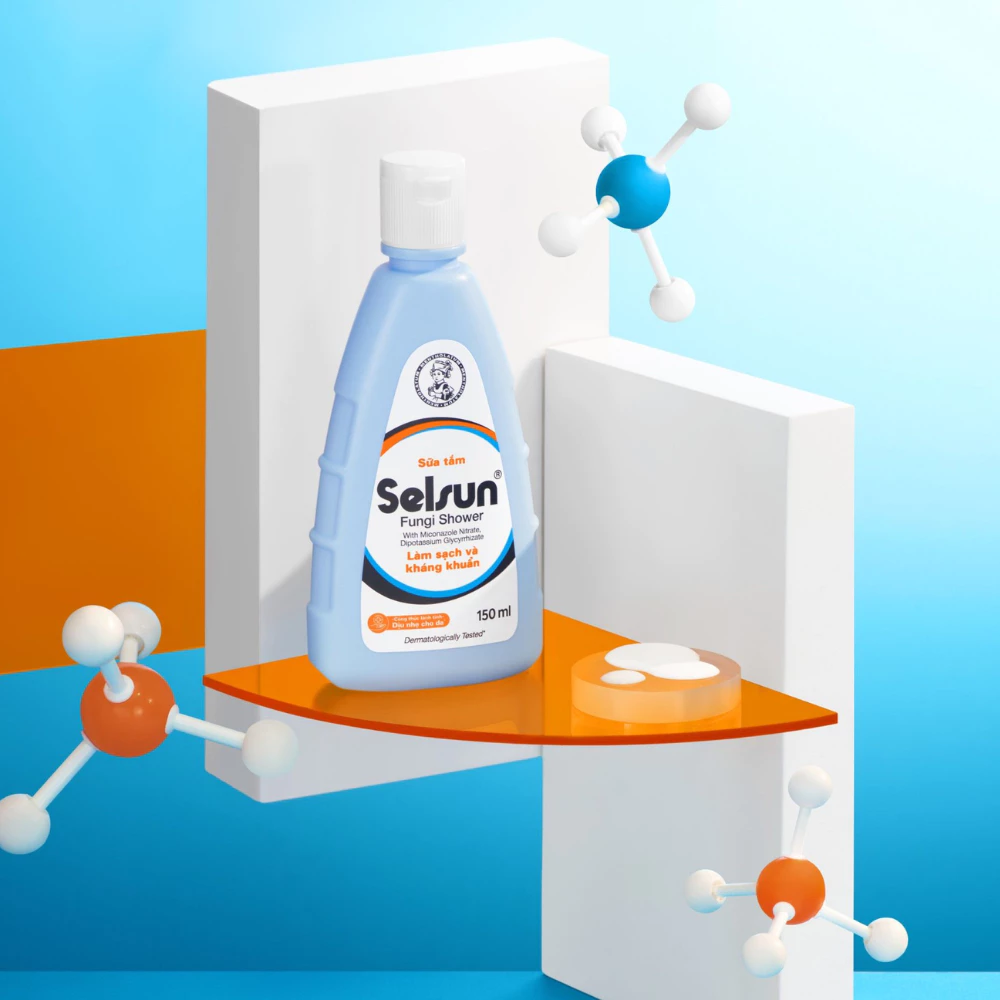 Sữa tắm Selsun làm sạch và kháng khuẩn 150ml